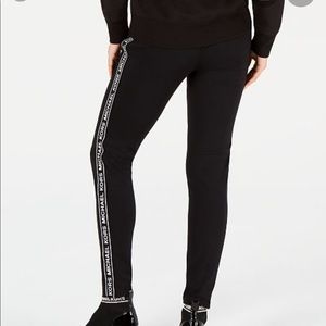 Michael Kors logo jogger pants leggings NWT